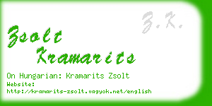 zsolt kramarits business card